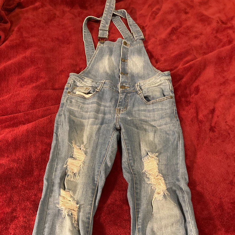 Machine Denim Overalls